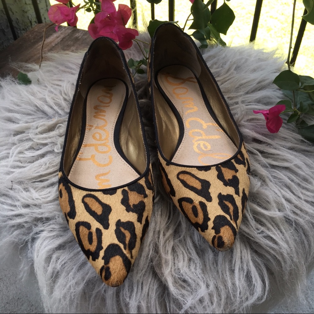 Sam Edelman Cheetah Print Flats 🐯